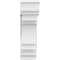Ekena Millwork Standard Merced Architectural Grade PVC Bracket with Traditional Ends, 3"W x 12"D x 12"H BKTP03X12X12MRC01 - alternate 2